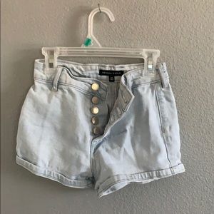 Kendall & Kylie Light Wash Blue Shorts
